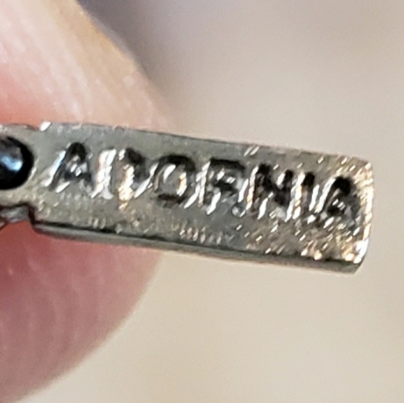 Adornia 💎 Moonstone Diamond Halo Lara Necklace - Picture 5 of 5